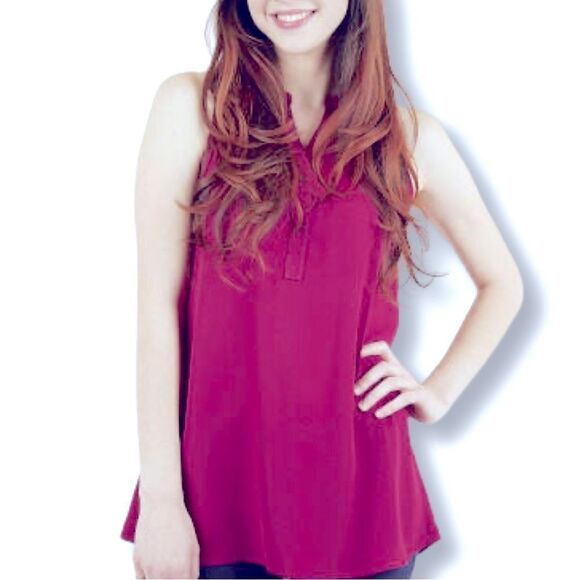 Iz Byer Tops - IZ BYER Berry California Lattice Top- L
